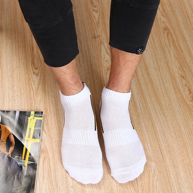 5 Pairs Men Socks Summer Cotton Man Short Socks Fashion Breathable Boat Socks Comfortable Casual Socks Male White Hot Sale Socks