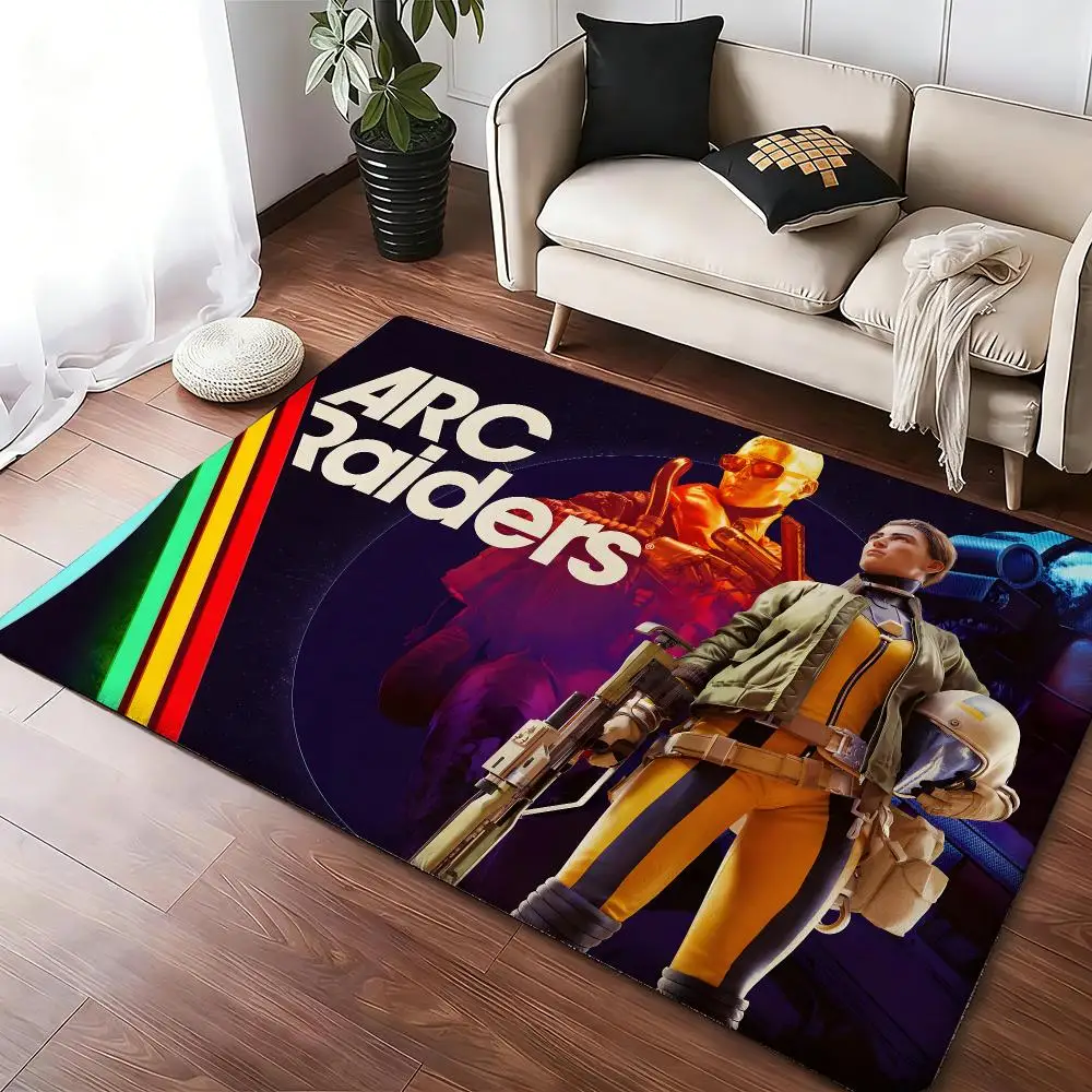 ARC Raiders Floor Mat Soft Thickened Absorbent Non-Slip Bedroom Living Room Door Mat Home Decor Flannel Rugs