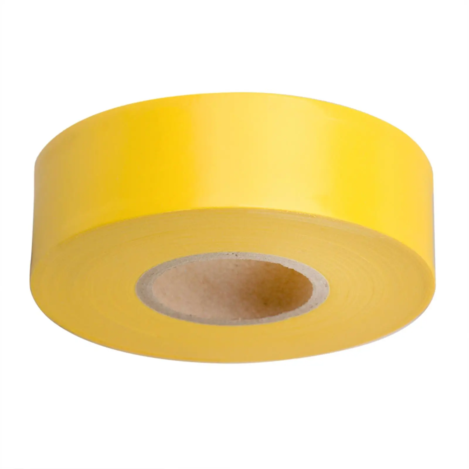 Hazardous Area Marking Tape Yellow PVC Flagging Ribbon Survey Trail Tape 45m Easy Use for Workplace Boundary Tree Branches