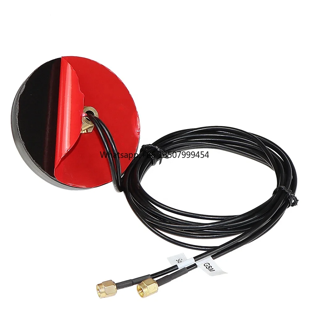 

Waterproof GPS+GSM Combo Outdoor 2-in-1 Screw Mount Antenna with Adhesive Omnidirectional Communication Antennas
