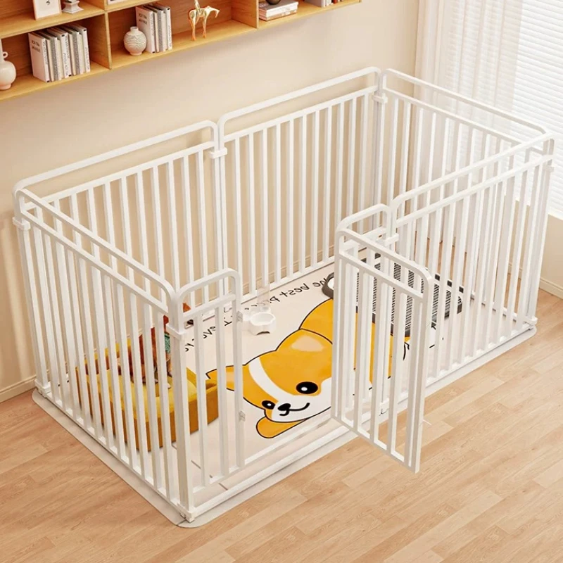Grating Stuff Luxury Accessories Dog Fence Nordic Style Modular Kennel Dog Fence Supplies Acrylic Barrera Perro Pet Supplies