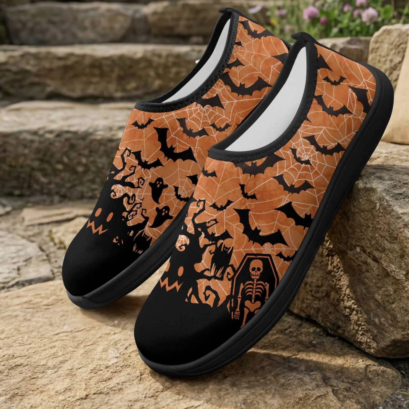 PENSTROLL Ghost Spider Web 2026 New Running Sneakers Polyester & EVA Casual Flats Non-Slip Hiking Shoes for Men