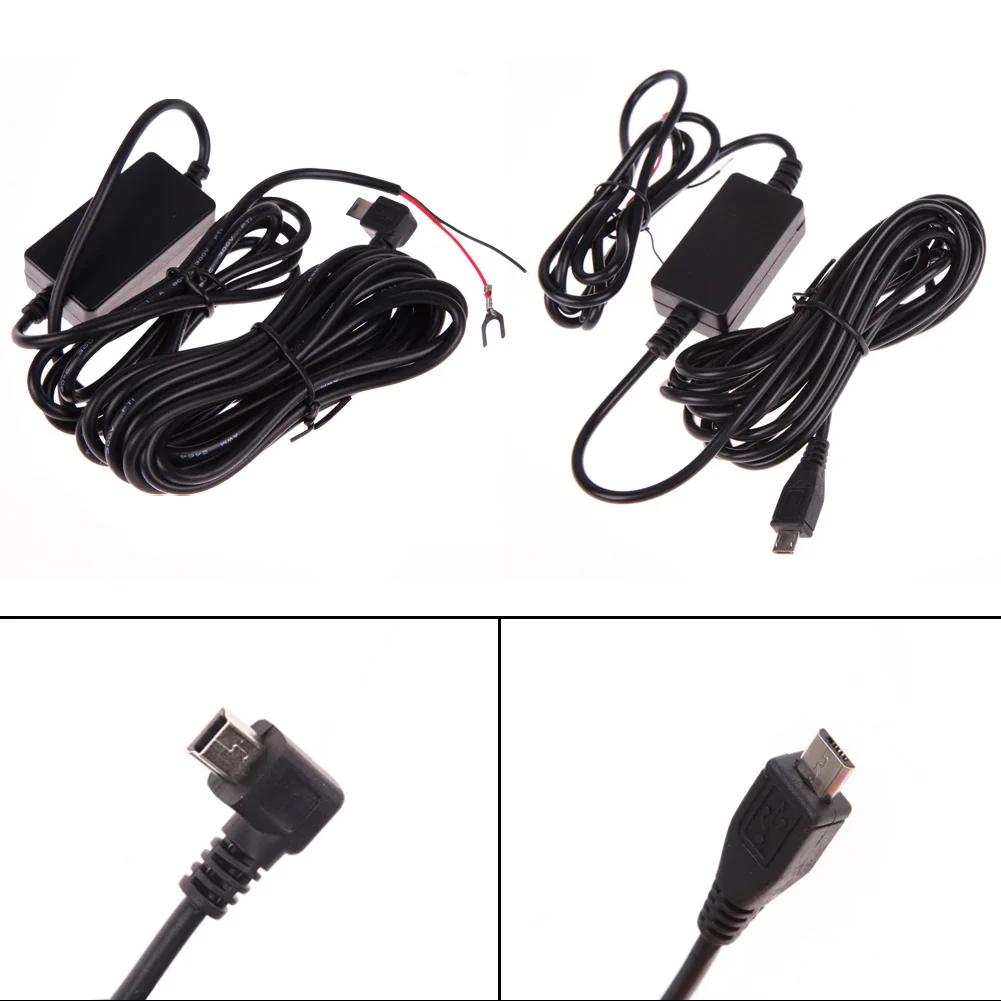 Universal Fuse Box Car Dash Cam Hard Wire Kit for Car Vehicle DVR Camera Vedio Recorder 5V 1500mA USB Harness Connector