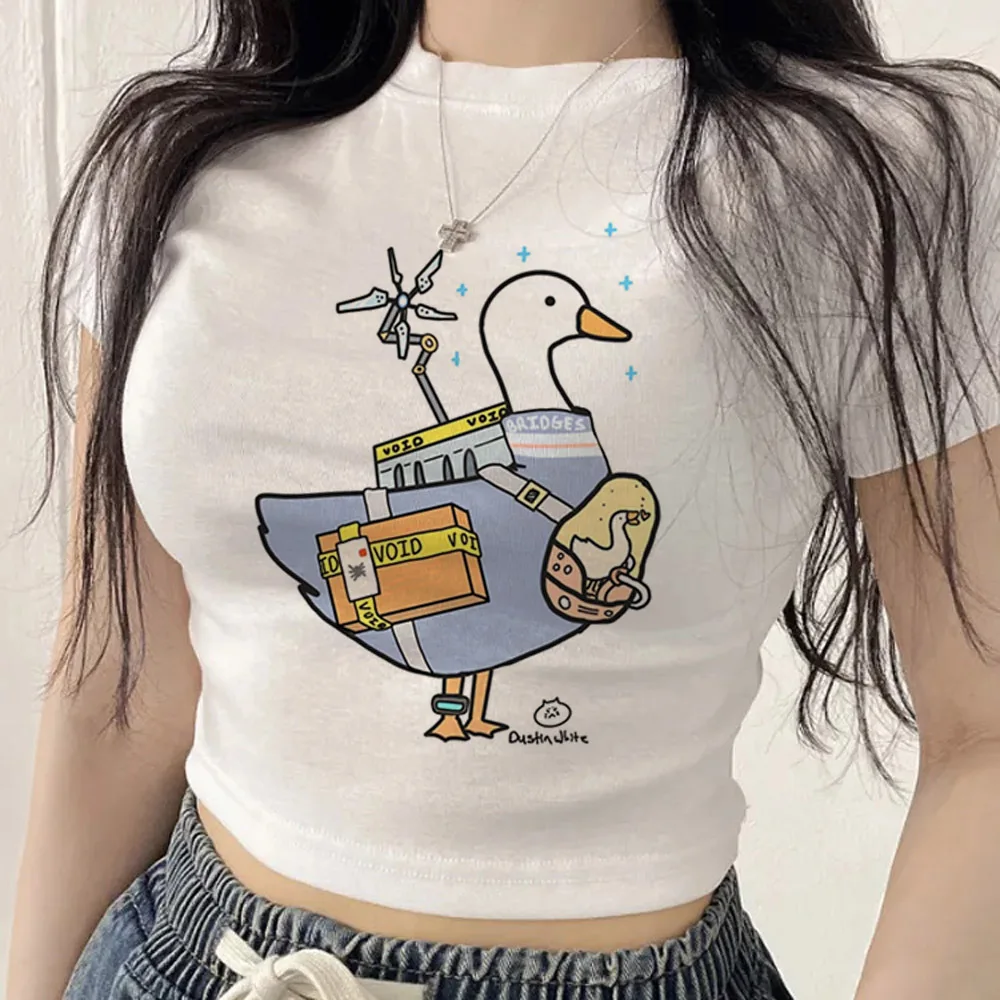 Death Stranding crop top shoujo anime kawaii korean fashion dollette gothic t-shirt cute party korean fashion streetwear