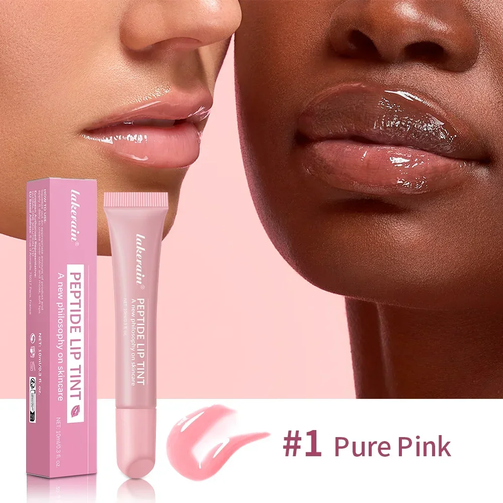 Lippenbalsam-Telefonhülle, glänzend, langanhaltend, feuchtigkeitsspendender Lippenstift, transparente Farbe, Lippenglasur, Kosmetik, 4-Farben-Lippenpflege