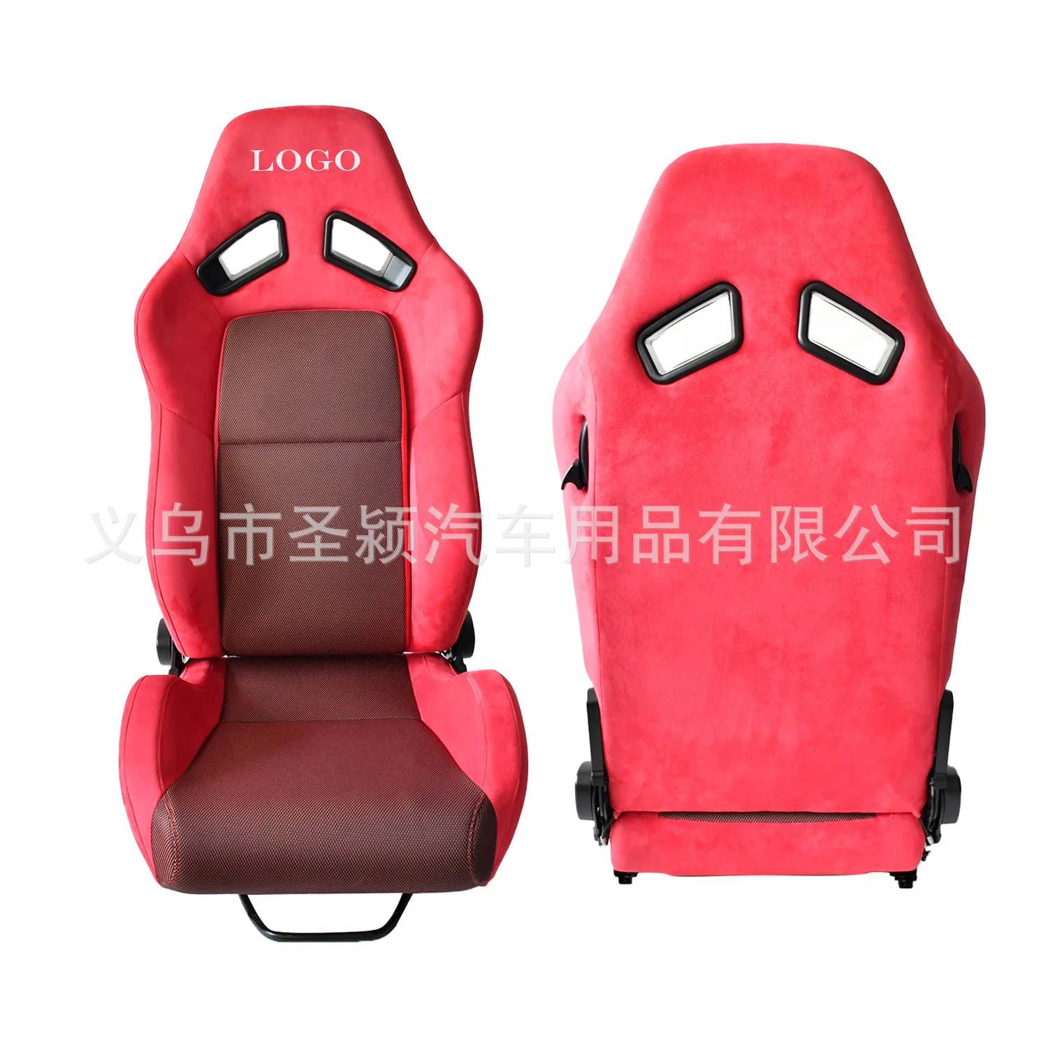 YFY racing seat leather/fleece optional fiberglass double slide rail suitable for multi-model customization