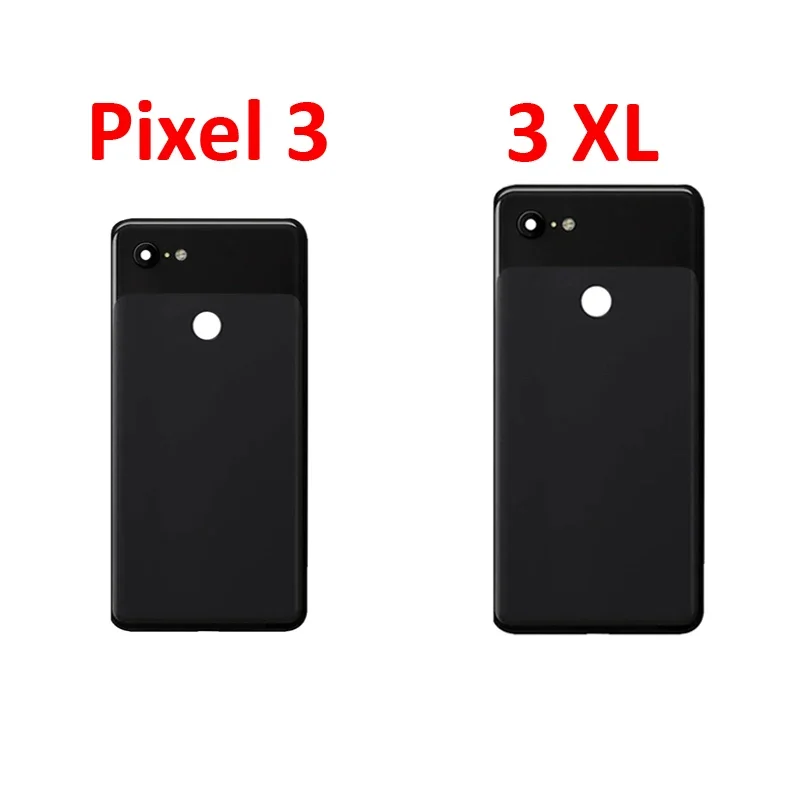 For Google Pixel 3 XL Phone Housing Back Glass Cover Rear Door With Camera Flash Lens Adhesive Glue New For Pixel 3XL