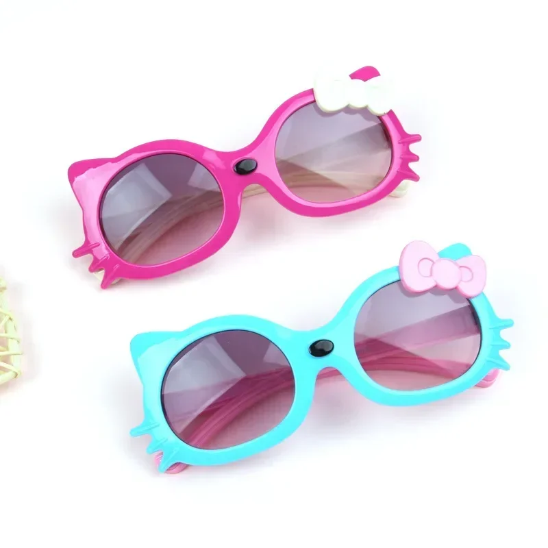 New Children's Fashion Sunglasses Girl Cute Little Cat Shaped Sun Glasses Cute Boy Outdoor Sunshade Eyewear UV400 Oculos De Sol