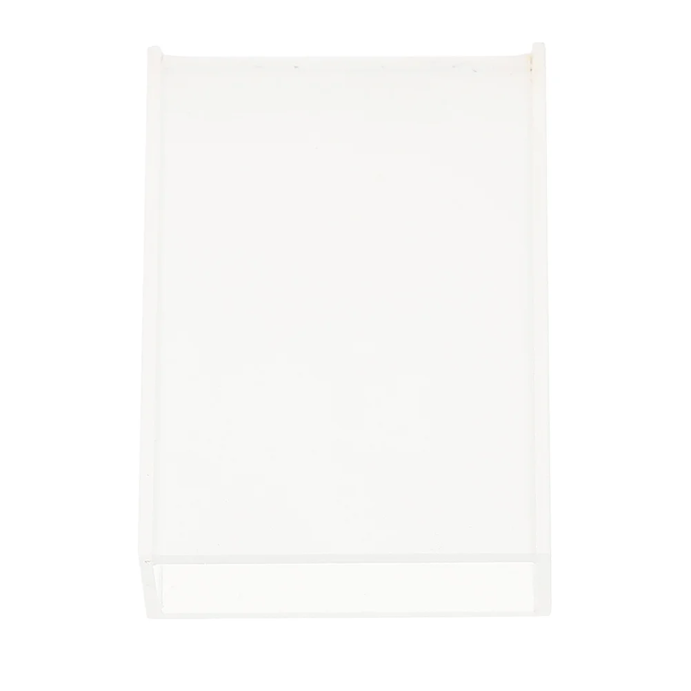 كوفيت زجاجي 50 مم طول المسار كوفيت مختبر قراءة دقيقة مقياس الطيف الضوئي البصري أداة عينة قياسية #3