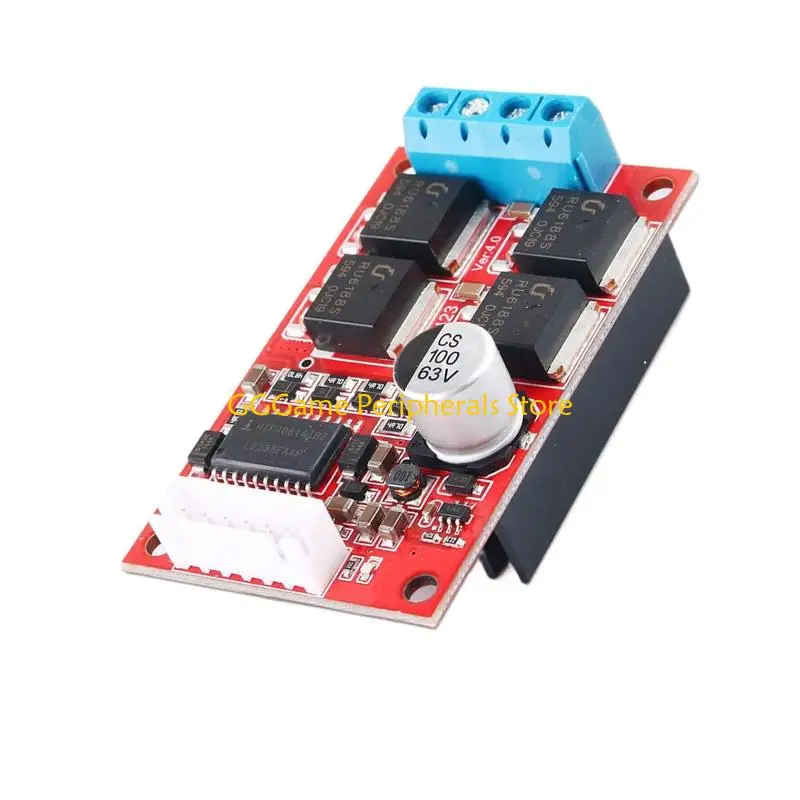 U55B Brushed Direct Current Motor Driver Board, DC11-36V 450W 15A Controller with Forward, Reverse, Electronic Brake and Stop