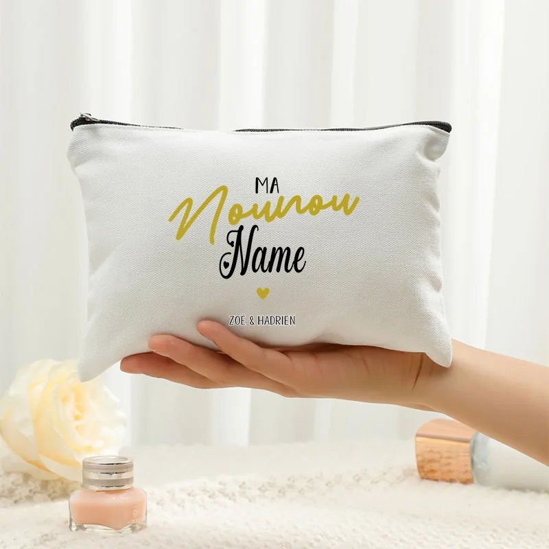 Do You Want To Be My Beloved Godmother Request Cosmetic Case Godmother Makeup Bags Travel Wash Storage Pouch Gifts for Godmother