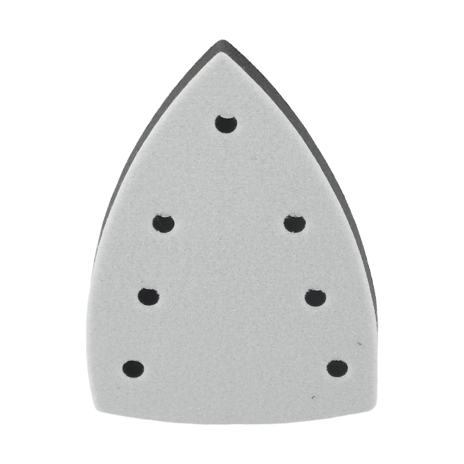 Driehoek Schuurkussen Schuurkussen Back-Up Plaat Pu Schuim Schuurkussen 7 Gat Schuurpapier Back-Pad Voor Schuurmachine Schuurgereedschap