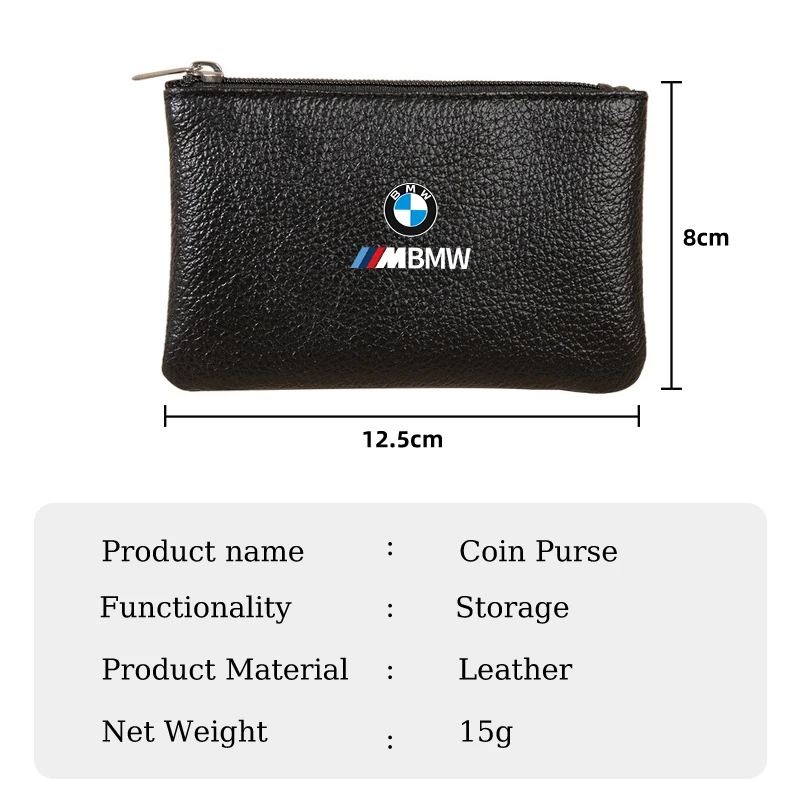 Car Wallet Bag Credit Card Driver License Holder For BMW Performance F10 F20 F30 F40 E92 E91 G20 G30 G05 G06 G07 G11 G01 G02 G32