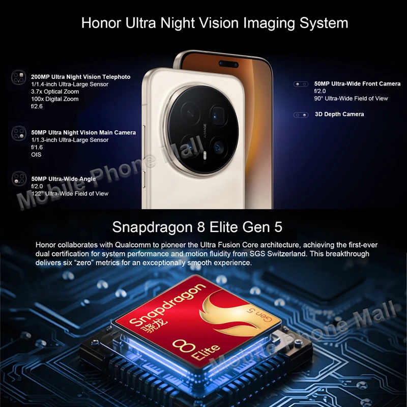 Original HONOR Magic 8 Pro 5G Mobile Phone 6.71