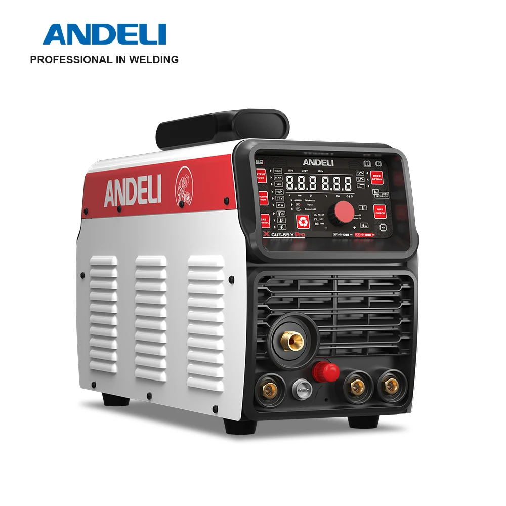 ANDELI Plasma Cutting Machine Pilot Arc Non-contact Cutting Built in Air Pump Plasma Cutter Low Frequency Metal Cutting