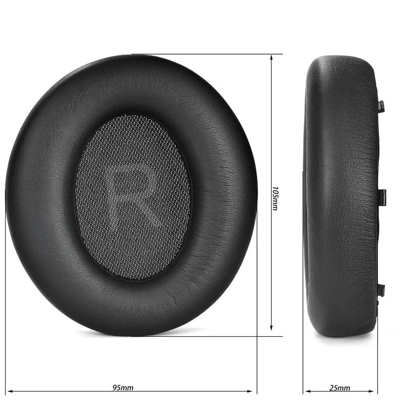 Protein Leather Ear Pads Cushions for Anker Space Q45 Noise Cancelling Headphone Soft Replacement Earpads Spare Accessories - view 4