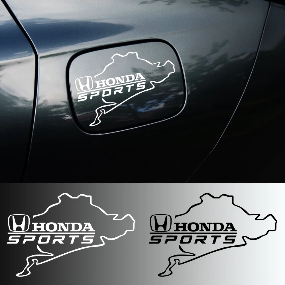

1pc Waterproof Vinyl Car Fuel Tank Cover Logo Sticker Decal For Honda Accord Civic Bonda City Jazz Dio 125x Hub Auto Accessories