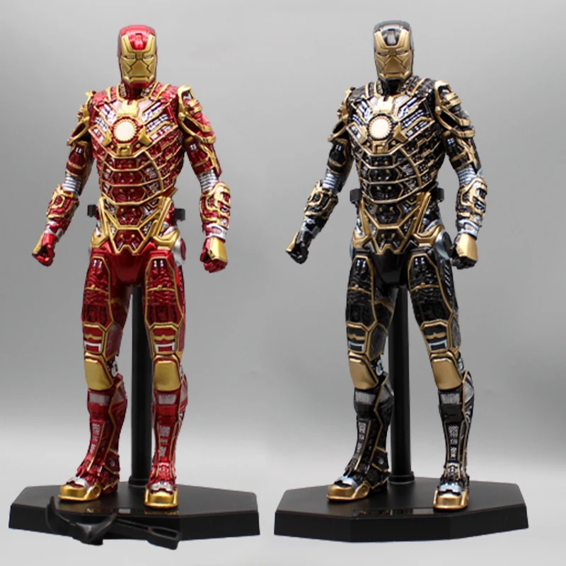 New 32cm Avengers Iron Man Mk41 Bones Retro Armor Version Action Figure Toys 1/6 Statue Model Doll Pvc Collectible Ornament Gift