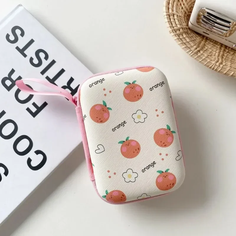 Fashion Cartoon Storage Bag For Airpods 2 3 Pro Headphone 2.5 Inch Hard Drive Protective Case Box Phone Charger Cable Organizer