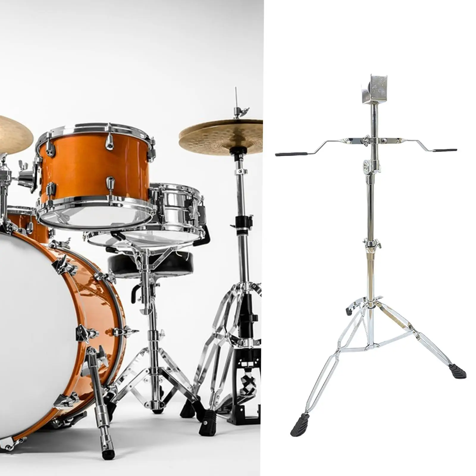 

Bongo Drum Stand Lightweight Bongos Drum Holder for Drum Set Percussionists