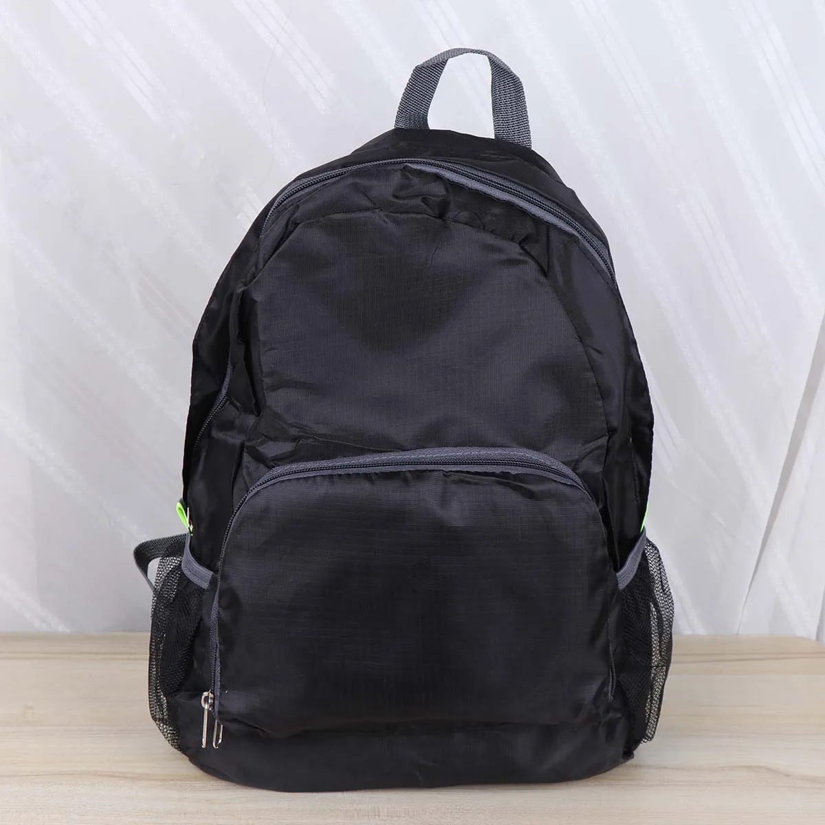 

Rucksack Backpack for Travel Traveling Foldable Lightweight Hiking Bag Black Backpacks