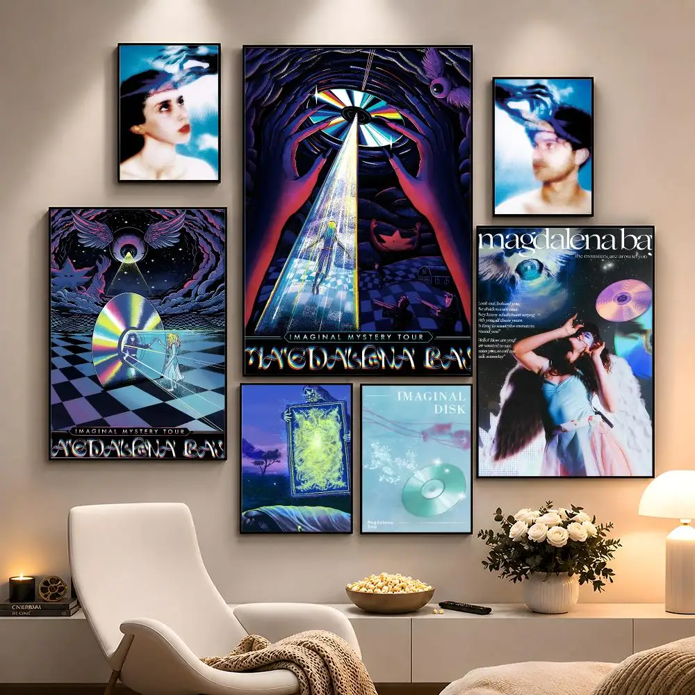 Band Magdalena Bay Imaginal Disk Pop Poster Peel And Stick Wall Art PP Waterproof HD Bedroom Living Room Home Decor Gift