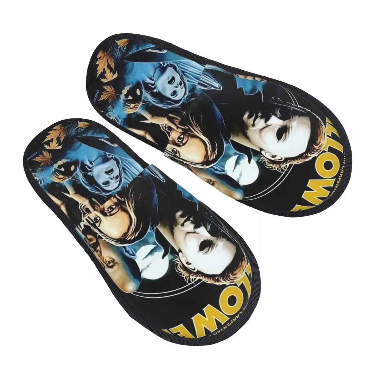 

Memory Foam Slippers Women Cozy Warm Michael Myers Halloween House Slippers