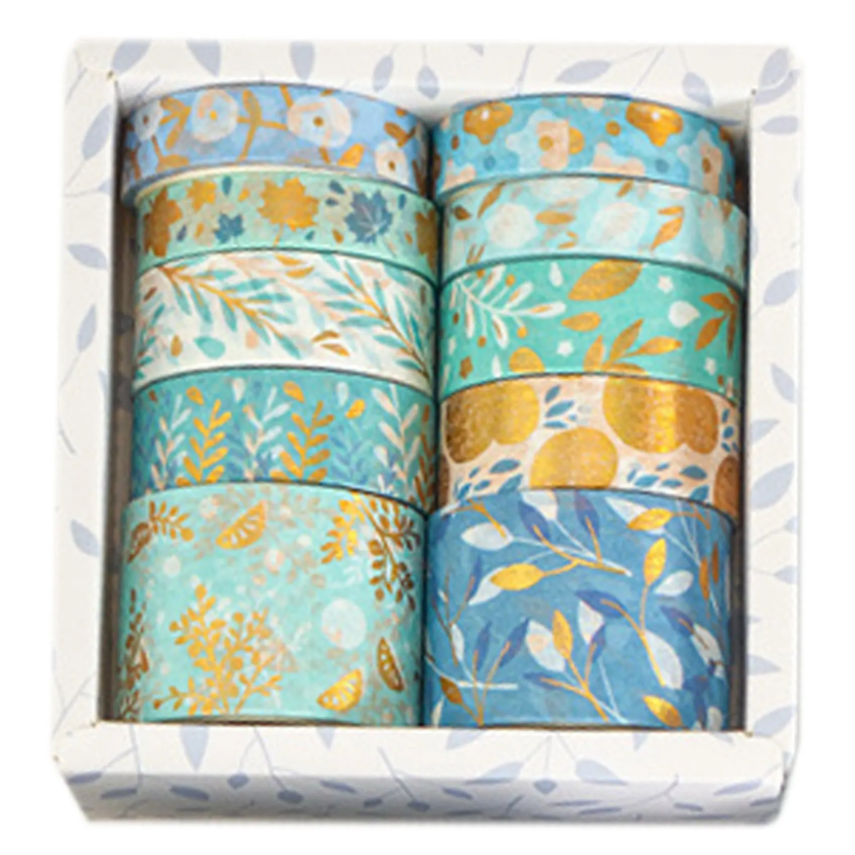 

10PCS Washi Tape Gift Box Scrapbook Decoration Masking Tape Creative Art Handbook Material DIY Stickers C