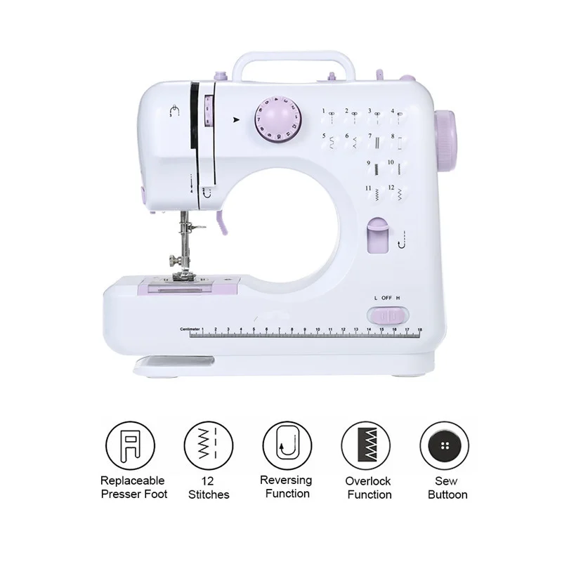 Electric Sewing Machine Pro With 12 Stitches Patterns,  Multifunctional Home Sewing Machine Parents sewing