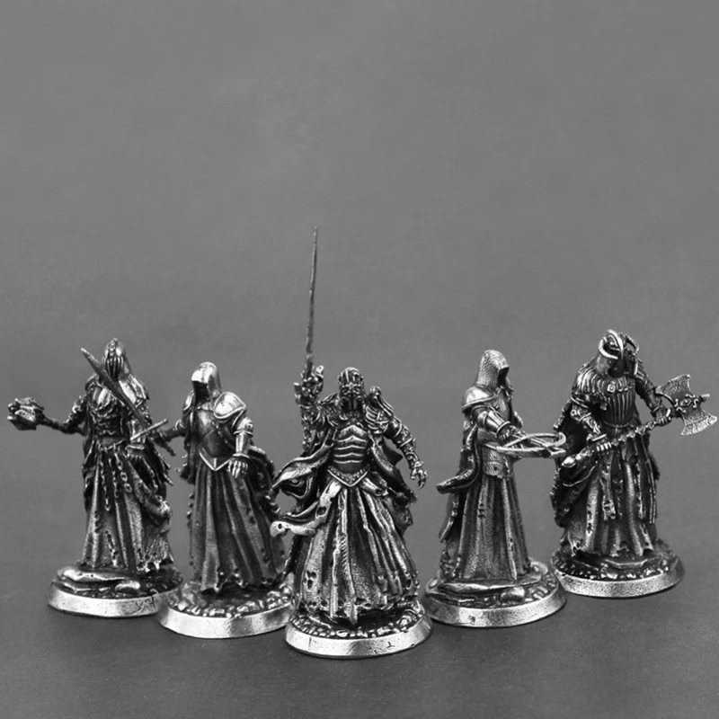 Metall Soldat Modell Action figuren Spielzeug Jungen Desktop Brettspiel Schach Ornament Zubehör statische Puppe Ornament Geschenk für Freund