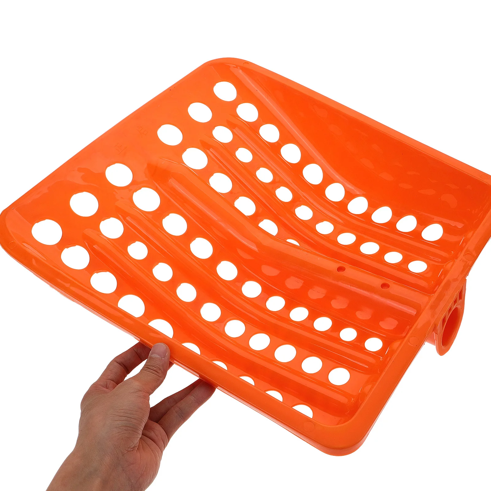 Testa della pala per setacciatura in plastica di lunga durata Strumento multiuso per l'alimentazione agricola dei grani di neve Sostituzione leggera e durevole