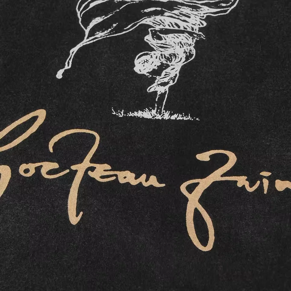 Cocteau Twins T-Shirt Treasure 4AD This Mortal Coil Gewaschenes Kurzarm-Baumwoll-Shirt für Herren mit Grafikdruck Vintage-Kleidung – Detail 7