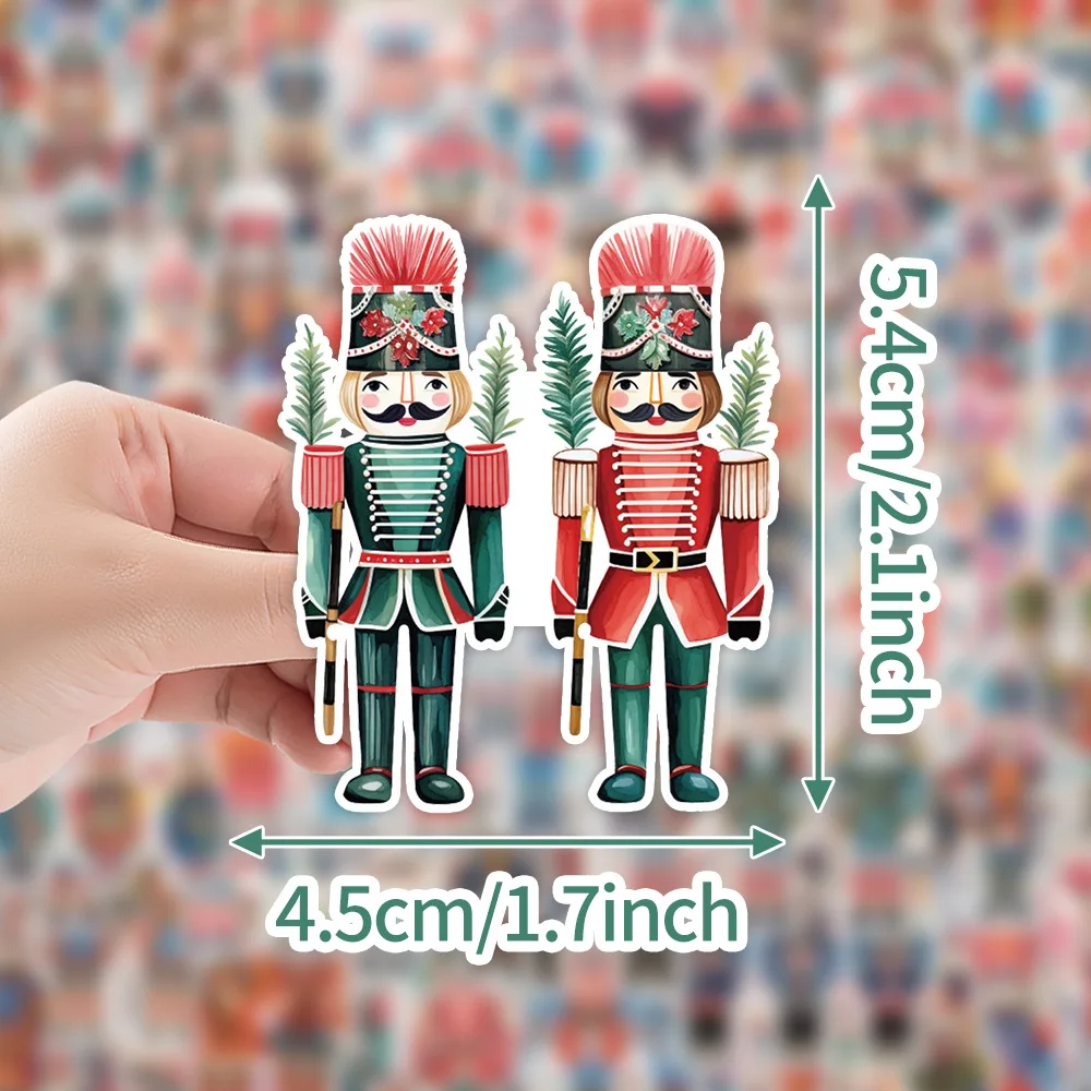 10/100Pcs Cute Cartoon The Nutcracker Waterproof Graffiti Stickers Decorative Skateboard Cup Computer Luggage Children Toy Gifts