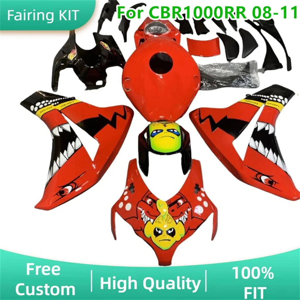 

100% Injection Mold Fairings Set for HONDA CBR1000RR 2008 2009 2010 2011 CBR 1000RR 08 09 10 11 Body Repair Aftermarket Parts