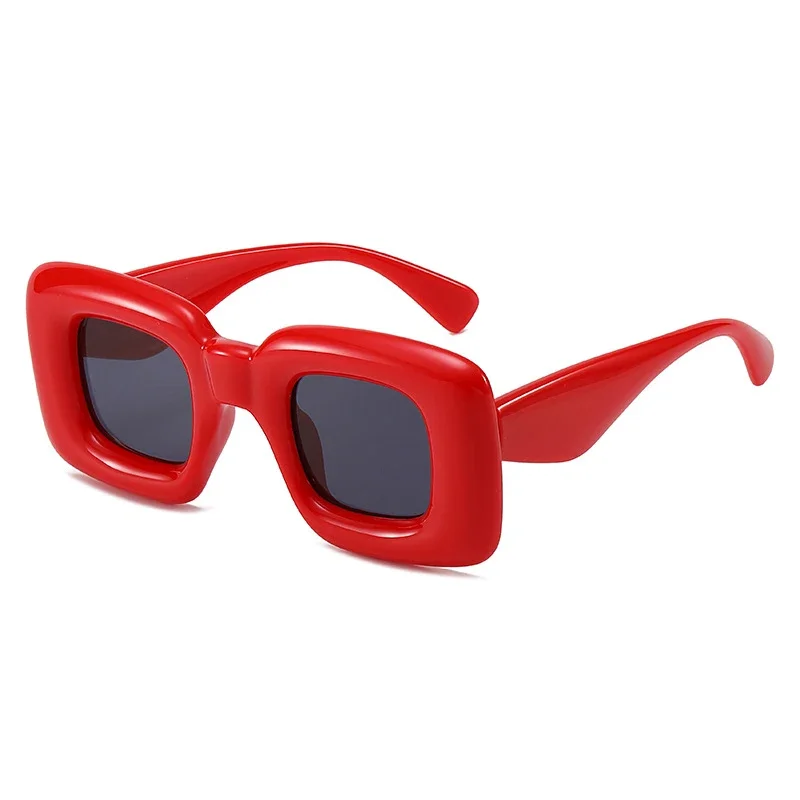 

Retro Y2K Candy Color Women Luxury Sunglasses Fashion Brand Designer Unique Wide Legs Men Punk Trending Sun Glasses UV400