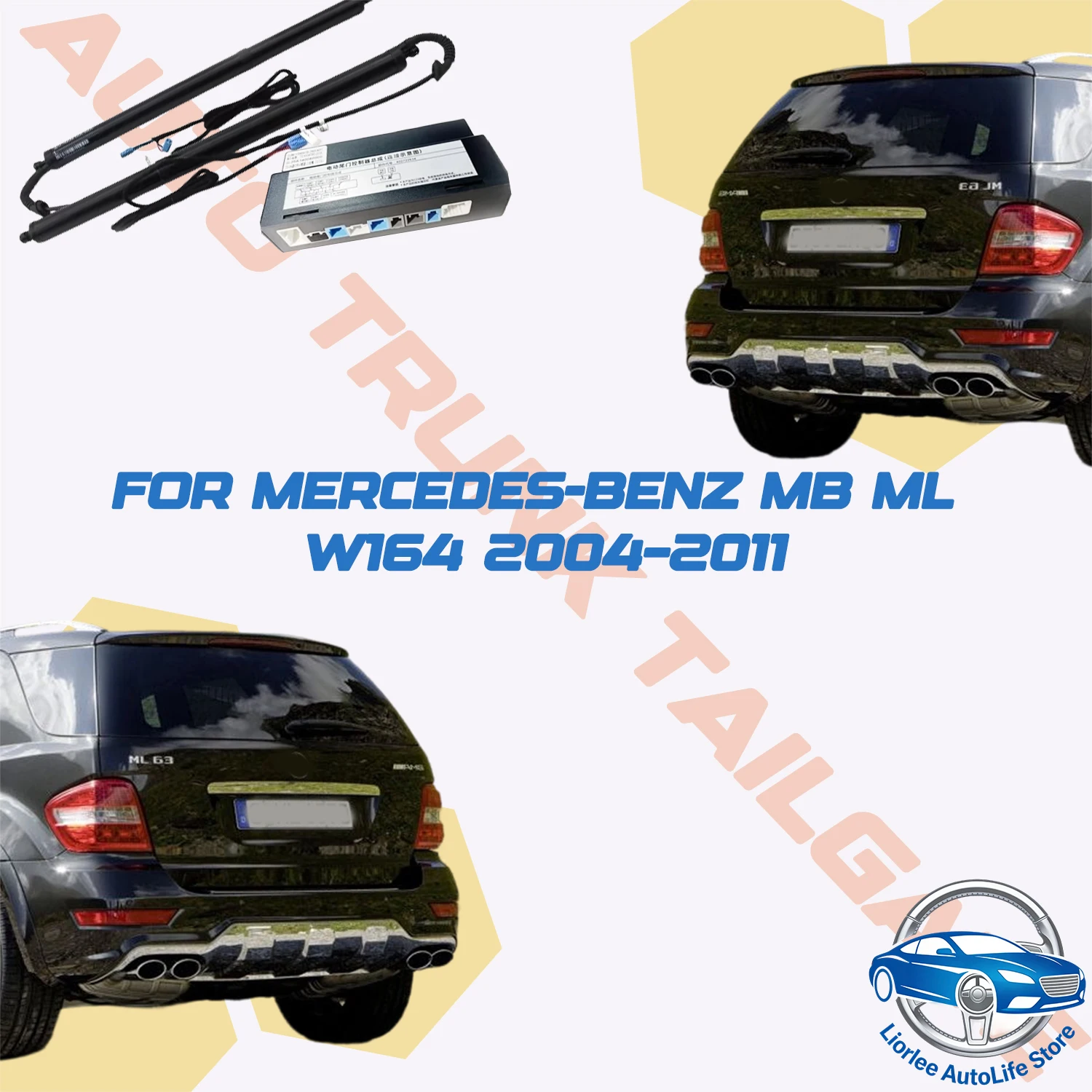 For Mercedes-Benz MB ML W164 2004-2011 Car Power Trunk Lift Electric Hatch Tailgate Tail Gate Strut Auto Rear Door Actuator