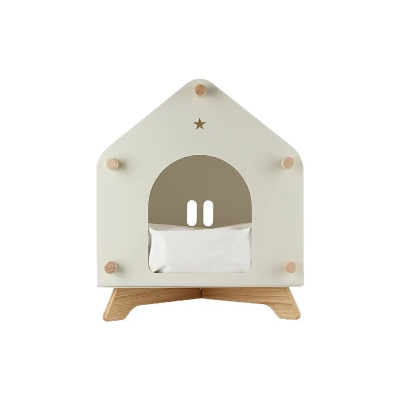 

Cat and dog house villa cute small fresh rabbit nest small closed four seasons ventilation