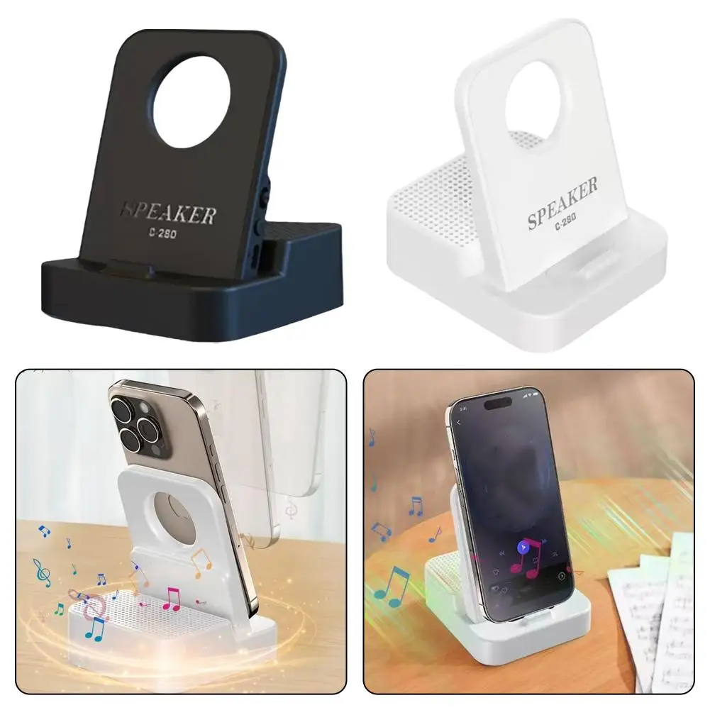 ワイヤレス Bluetooth スピーカー電話ホルダー Bluetooth 誘導スタンド誘導スピーカー電話再生 O3L9