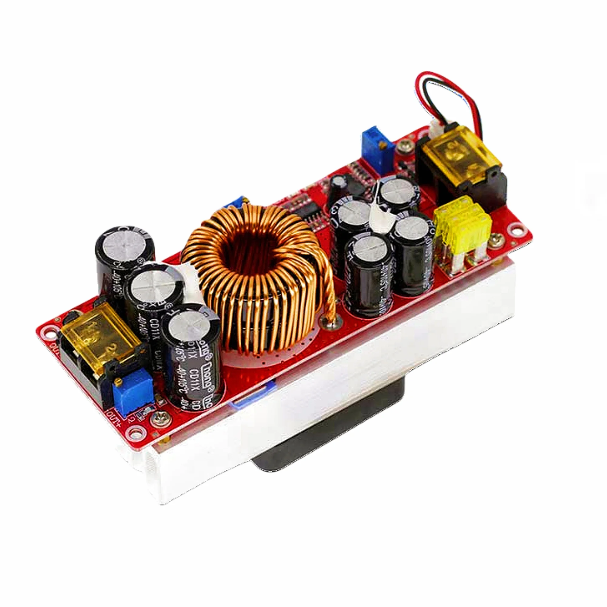 1500W Upgrade 1800W DC-DC Boost Constant Voltage Constant Current Adjustable Power Module From 12 to 60V to 12 to 90V 1 Pcs/Lot