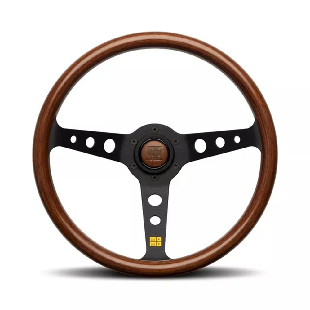 

Universal 14Inch Classic MOMO INDY HERITAGE Steering Wheel Car JDM Racing ABS Wood MOMO Steering Wheel Volantes For VW TOYOTA