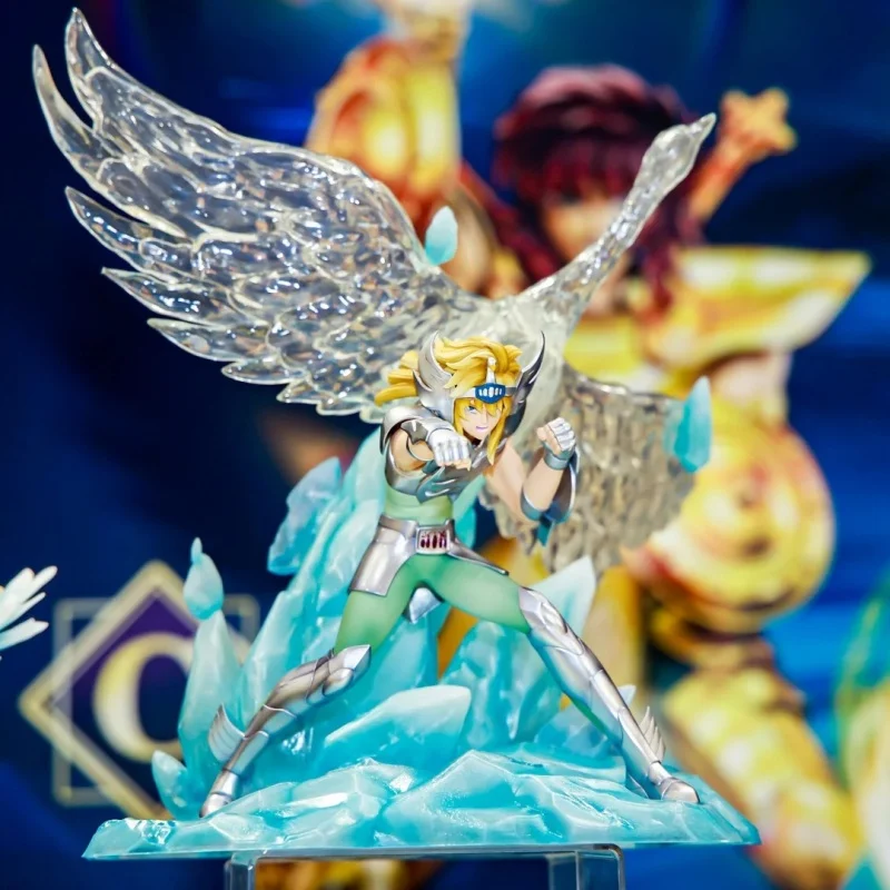 

In Stock Saint Seiya Rewards Aquarius Capricorn Asura Libra Child Tiger Swan Glacier Figurine Collectible Models Toys Gifts