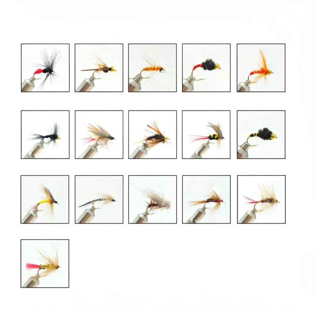Handmade Fly Fishing Lures Box For Bailufei Assorted Artificial Insects Hooks Trout Bass Fishing Gear Outdoor Equipment