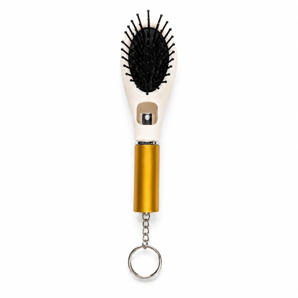 Multi-Function Misting Hair Brush Anti-Frizz Hair Care Spray Massage Comb Scalp Nourish Anti-Static Hair Brush with Keychain