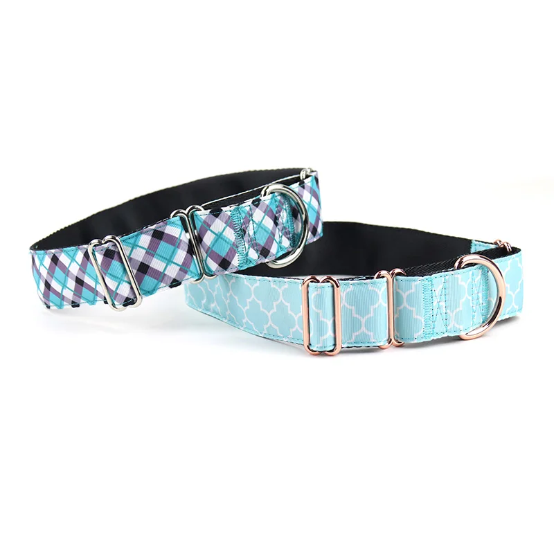 

Wholesale Selling Individually 2 Inch No Buckle Greyhound Dog Collar Pattern Martingale Collar