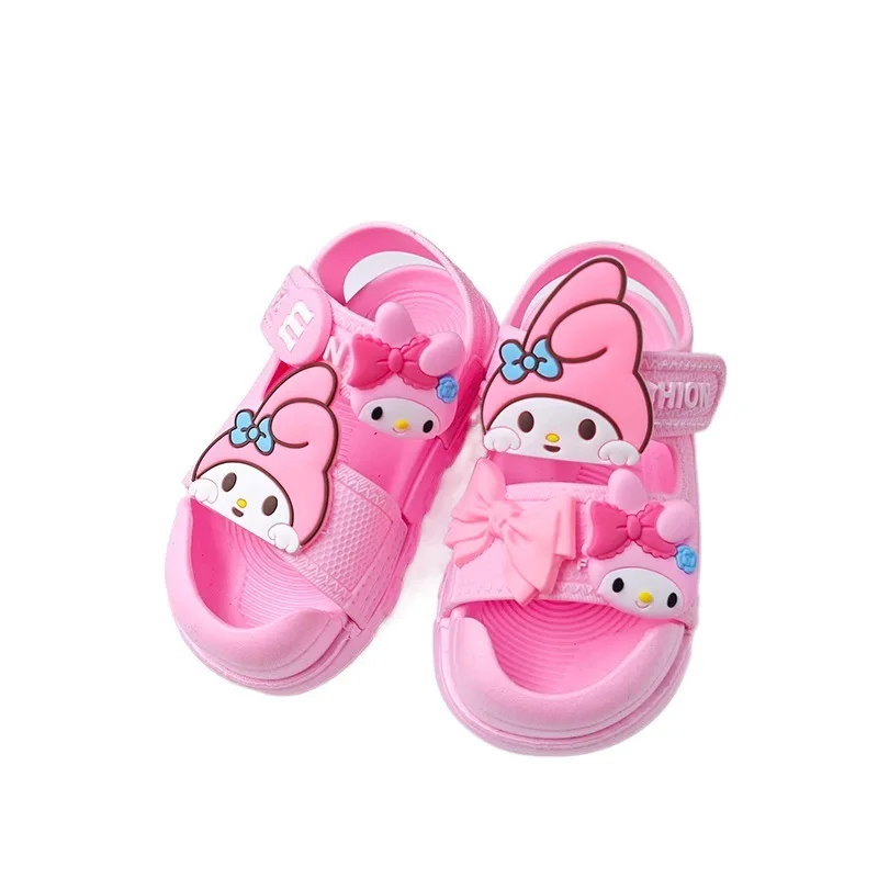 أحذية ميلودي بيتش صنادل كورومي صيفية جديدة للأطفال خفيفة الوزن وغير قابلة للانزلاق أحذية المدارس الابتدائية للفتيات المرحلة الكاملة