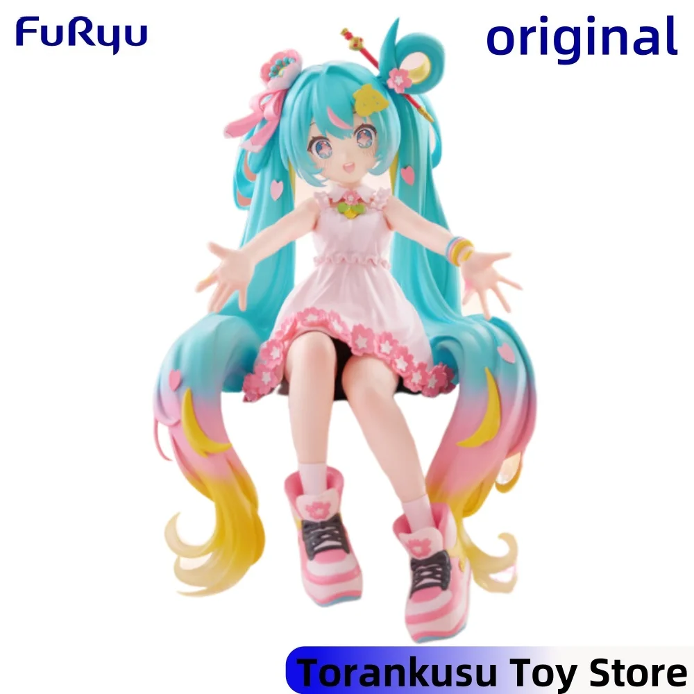 furyu-vocaloid-anime-miku-bouchon-de-nouilles-figure-figurines-d'action-modele-figurine-originale-figuarts-decoration-collection-jouets