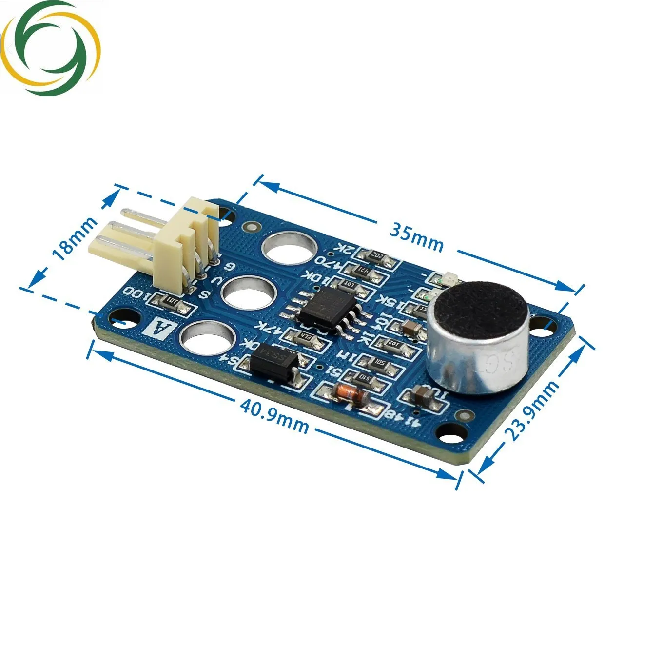 LM2904 Sound Intensity Detection Module Analog Decibel Detection Noise Control Sensor Microphone Module