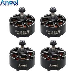 4pcs/lot UAngel 4115 X4115 400KV / 650KV 3-8S Brushless Motor Compatible 13/15/16inch Propeller for FPV RC Racing Drone Parts