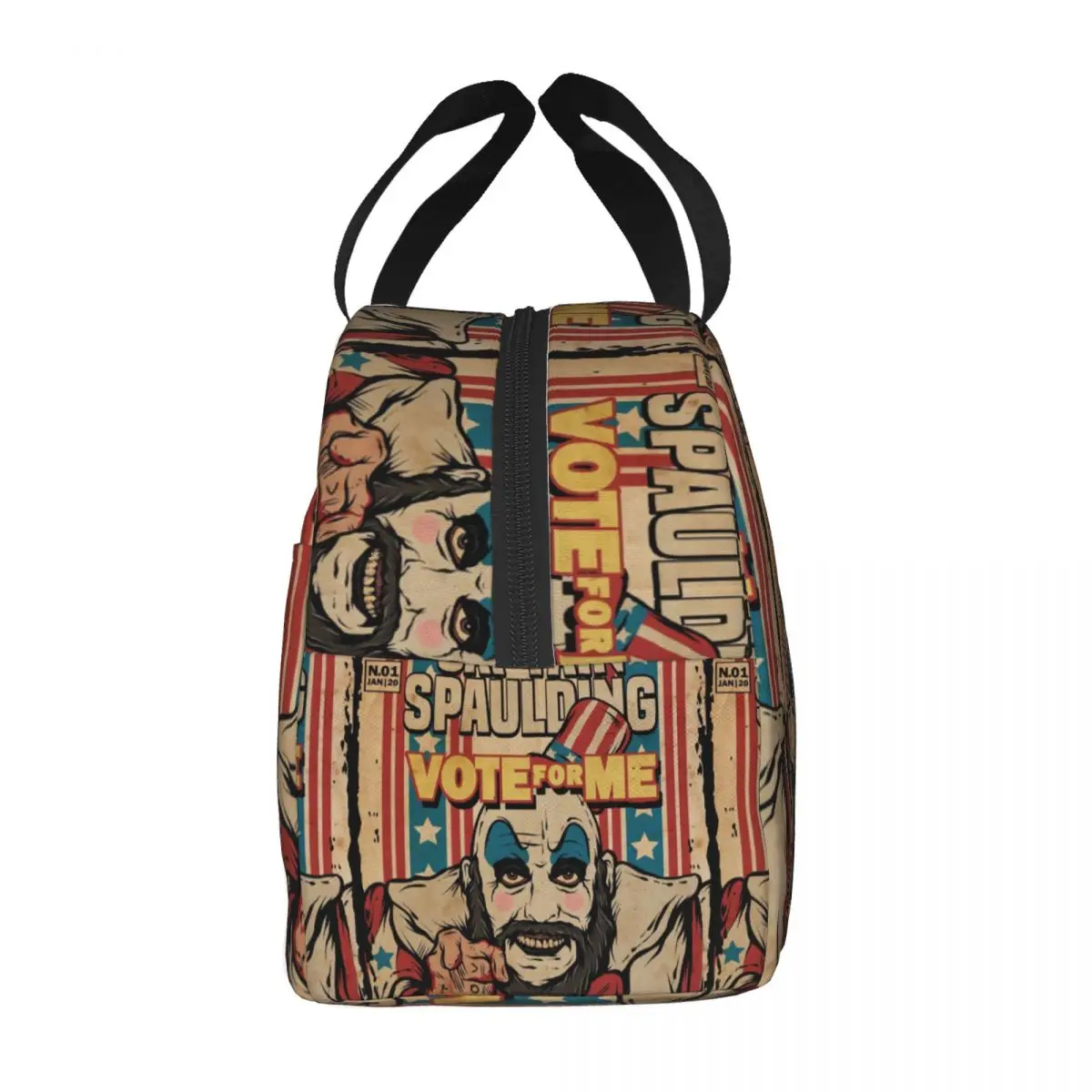 Captain Spaulding Insulated Lunch Bag for Women Horror Film House of 1000 Corpses Resuable Thermal Cooler Food Lunch Box School