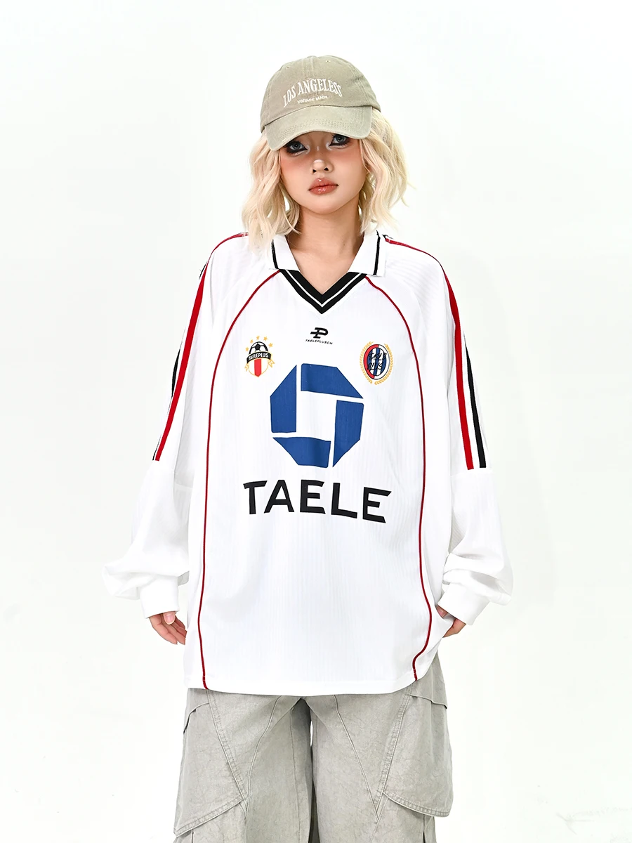 

Новая женская толстовка оверсайз с принтом в американском университетском стиле, весенняя, модная, уличная, с длинными рукавами